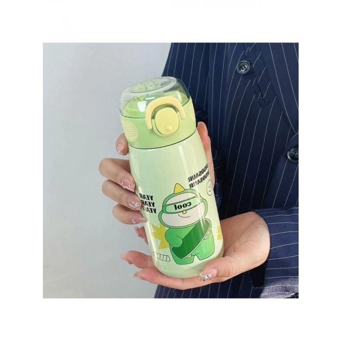 620 ml Yeşil Renkli Çelik Matara, Dayanıklı Tasarım