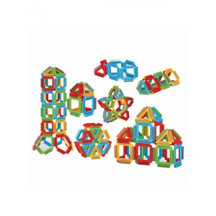 64 Parçalı Geometrik Puzzle Seti