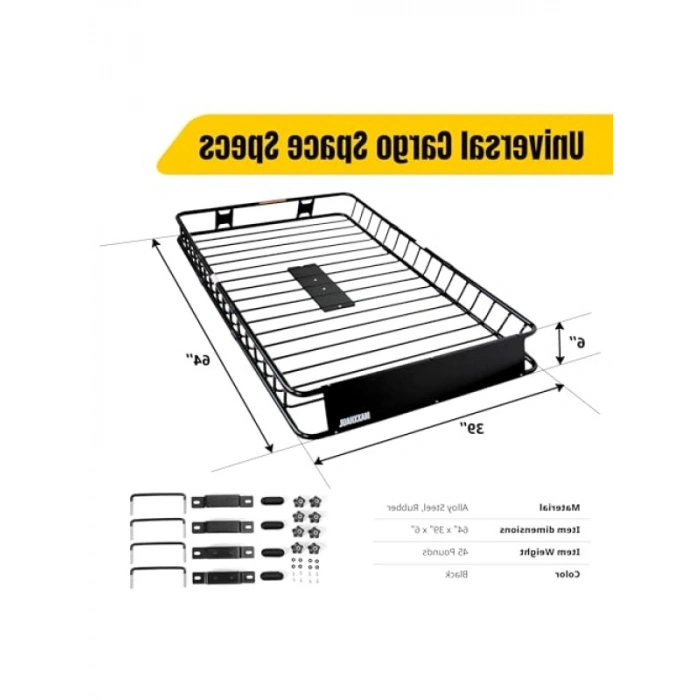 64 x 39 x 6 Ağır Hizmet Tipi Evrensel Çelik Tavan Rafı