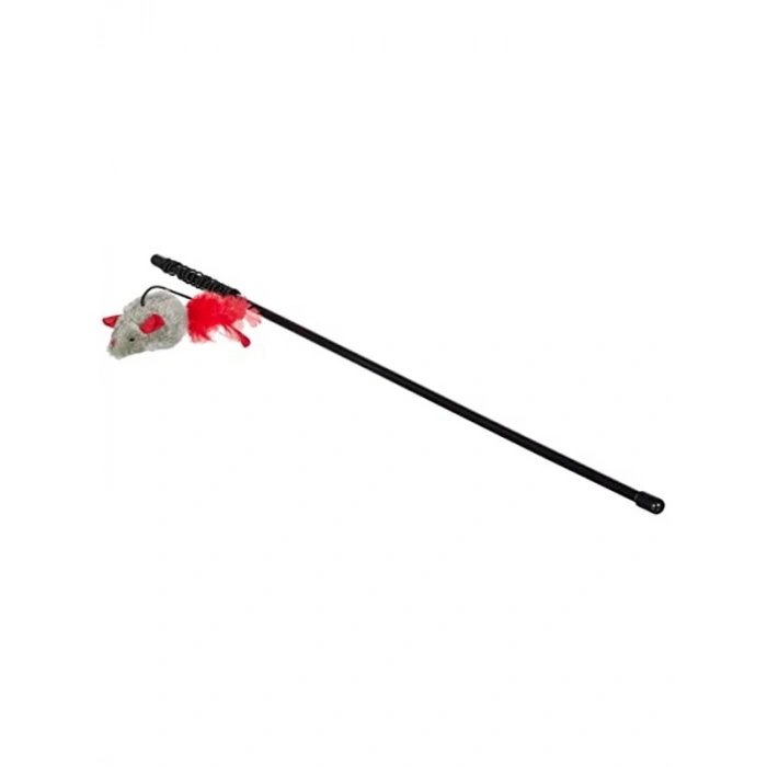 65 cm Sesli Fareli Kedi Oltası ile Avcılık Keyfi