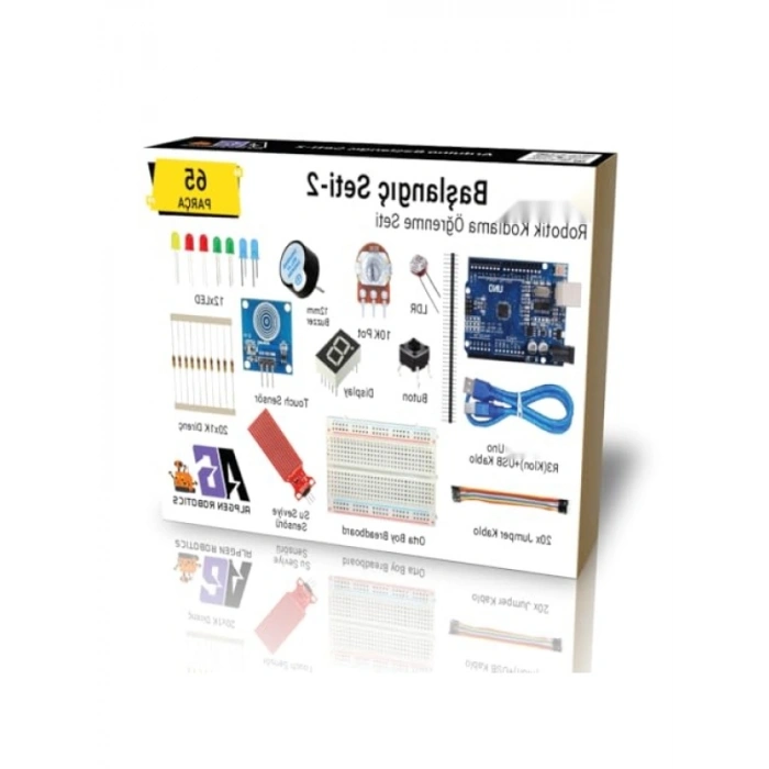 65 Parça Robotik Kodlama Başlangıç Seti - Arduino Uno ile Öğrenin