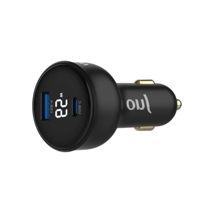 65W Hızlı Araç Şarj Aleti - Type-C ve USB-A Portları ile