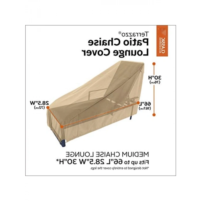 66 İnç Suya Dayanıklı Veranda Şezlong Örtüsü