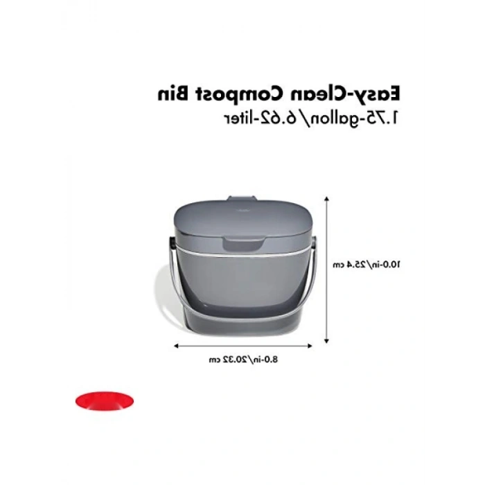 6,6 L Kapasiteli Koku Geçirmez Organik Çöp Kutusu