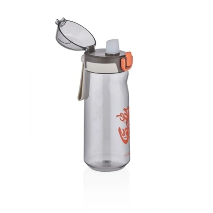 660ml Desenli Polikarbon Matara, Hafif ve Dayanıklı Yapı
