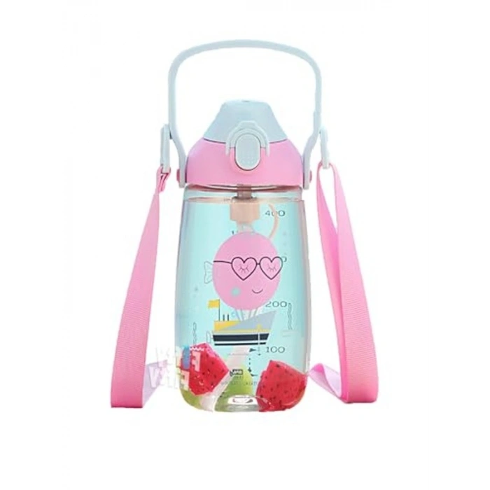 680 ml Kapasiteye Sahip Çocuk Su Matarası, Boyun Askılı