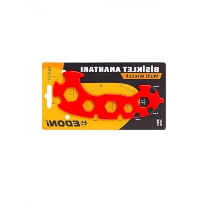 Bisiklet Anahtarı, Paslanmaz Çelik, 6‑17 mm Somun, Ekstra Dayanıklı, Çok Fonksiyonlu, Ekonok, 12 Farklı Ölçü, Tar Aleti