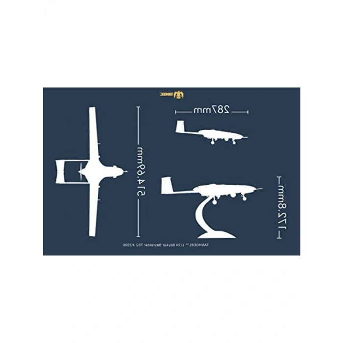 ドラゴン Baykar Bayraktar TB2 (1/24 ölçek)