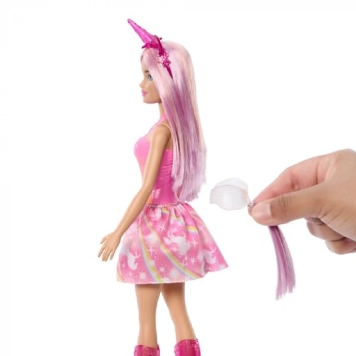 Lalka Barbie Jednorożec, różowy strój