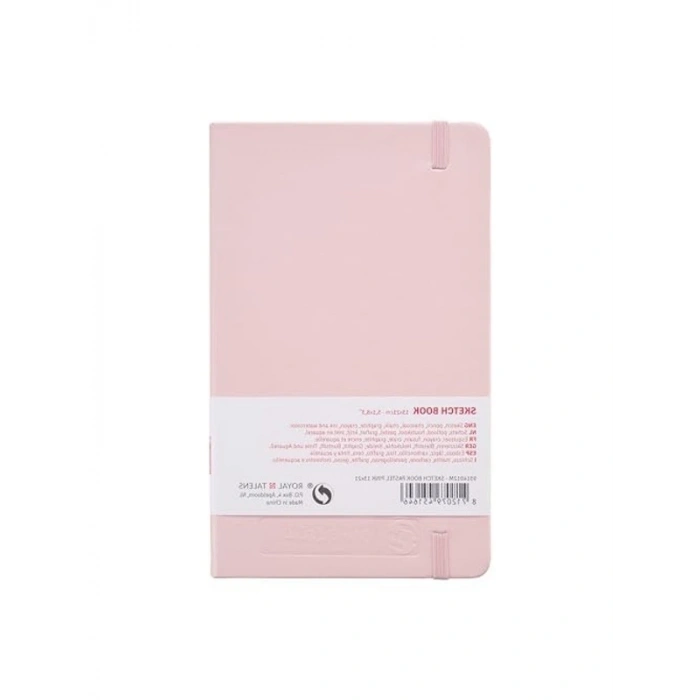 ターレンスジャパン(Talens Japan) Tarens T9314-012M Art Creations Eskiz Defteri, Çizim Defteri, 5,1 x 8,3 inç (13 x 21 cm), Pastel Pembe, Kalınlık: 140 g/m2), İnce, Asitsiz Kağıt, 80 Yaprak Ciltli