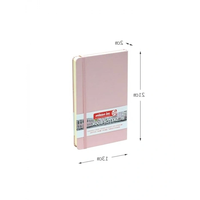 ターレンスジャパン(Talens Japan) Tarens T9314-012M Art Creations Eskiz Defteri, Çizim Defteri, 5,1 x 8,3 inç (13 x 21 cm), Pastel Pembe, Kalınlık: 140 g/m2), İnce, Asitsiz Kağıt, 80 Yaprak Ciltli