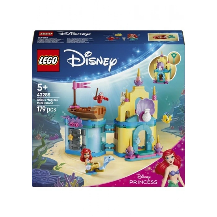 LEGO ® ǀ Disney Princess Arielin Sihirli Mini Sarayı 43285 - 5 Yaş ve Üzeri Çocuklar için Yaratıcı Oyuncak Yapım Seti (179 Parça)