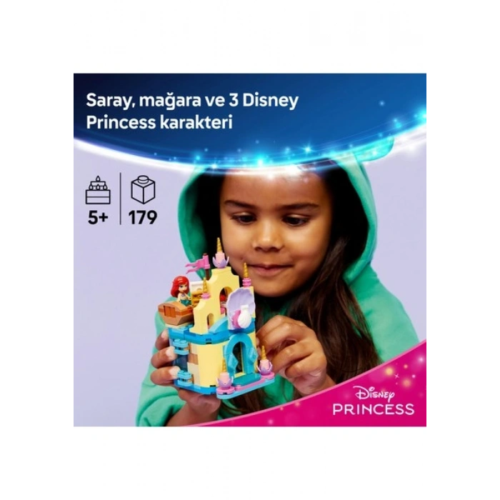LEGO ® ǀ Disney Princess Arielin Sihirli Mini Sarayı 43285 - 5 Yaş ve Üzeri Çocuklar için Yaratıcı Oyuncak Yapım Seti (179 Parça)