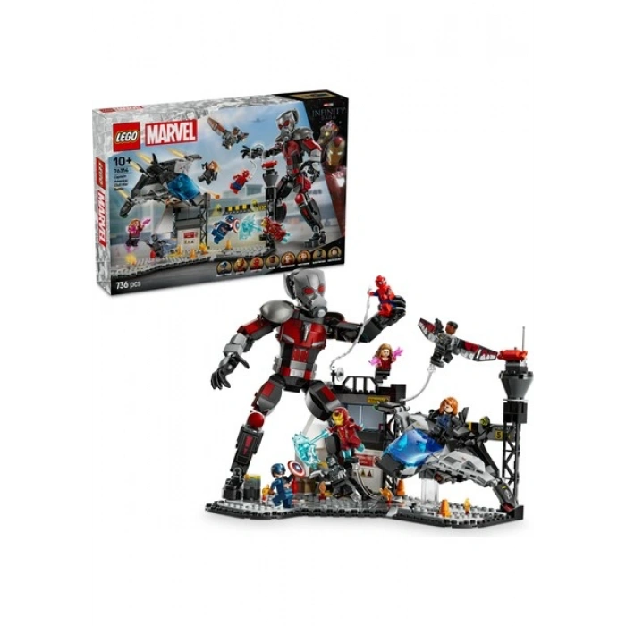 LEGO ® ǀ Marvel Kaptan Amerika: Kahramanların Savaşı Aksiyon Savaşı 76314 - 10 Yaş & Üzeri Çocuklar için Oyuncak Yapım Seti (736P)