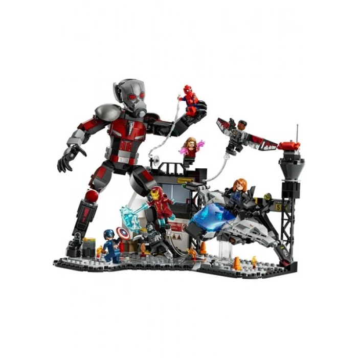 LEGO ® ǀ Marvel Kaptan Amerika: Kahramanların Savaşı Aksiyon Savaşı 76314 - 10 Yaş & Üzeri Çocuklar için Oyuncak Yapım Seti (736P)
