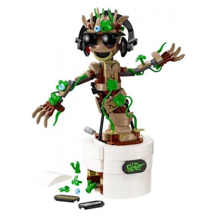 LEGO ® ǀ Marvel Dans Eden Groot 76297 - 10 Yaş & Üzeri Süper Kahraman Seven Çocuklar için Yaratıcı Oyuncak Yapım Seti (459 Parça)