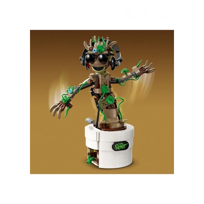 LEGO ® ǀ Marvel Dans Eden Groot 76297 - 10 Yaş & Üzeri Süper Kahraman Seven Çocuklar için Yaratıcı Oyuncak Yapım Seti (459 Parça)