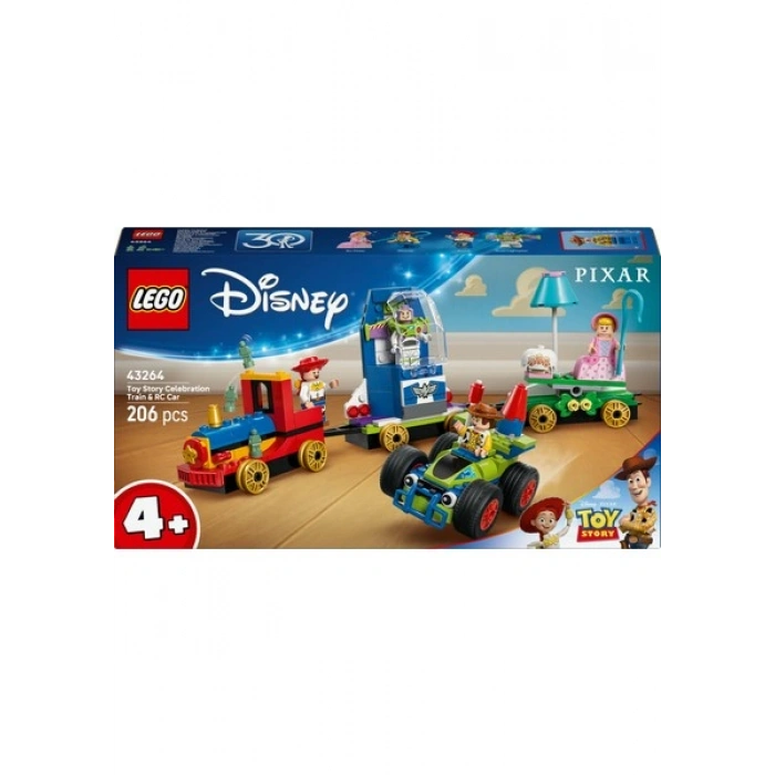 LEGO® ǀ Disney ve Pixar Oyuncak Hikayesi Kutlama Treni ve Rc Araba 43264 - 4+ Çocuklar Için Yaratıcı Oyuncak Yapım Seti (206 Pr)