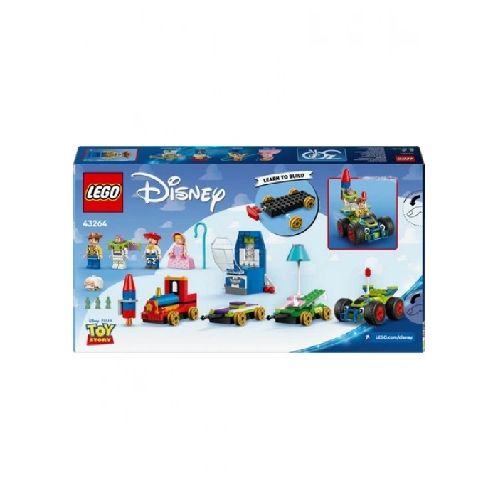 LEGO® ǀ Disney ve Pixar Oyuncak Hikayesi Kutlama Treni ve Rc Araba 43264 - 4+ Çocuklar Için Yaratıcı Oyuncak Yapım Seti (206 Pr)