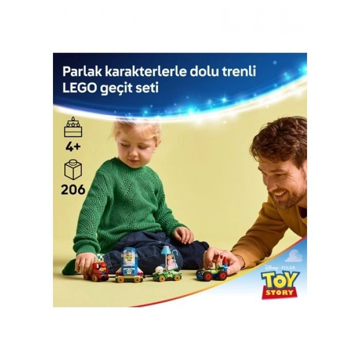 LEGO® ǀ Disney ve Pixar Oyuncak Hikayesi Kutlama Treni ve Rc Araba 43264 - 4+ Çocuklar Için Yaratıcı Oyuncak Yapım Seti (206 Pr)