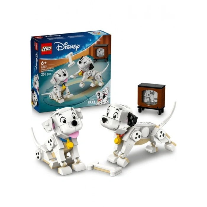 LEGO ® Classic ǀ Disney Lucky ve Penny 101 Dalmaçyalı Köpek Yavruları 43271 - 6+ Çocuklar için Yaratıcı Oyuncak Yapım Seti (268P)
