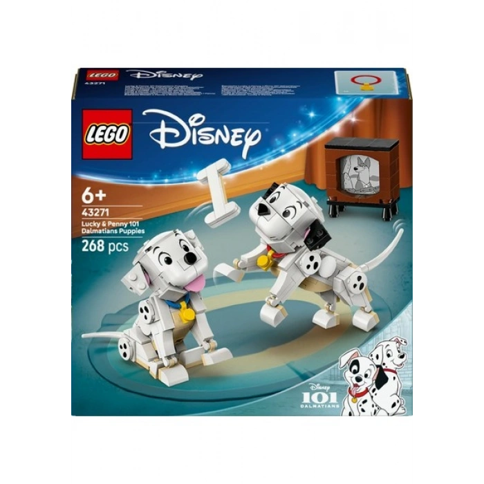 LEGO ® Classic ǀ Disney Lucky ve Penny 101 Dalmaçyalı Köpek Yavruları 43271 - 6+ Çocuklar için Yaratıcı Oyuncak Yapım Seti (268P)