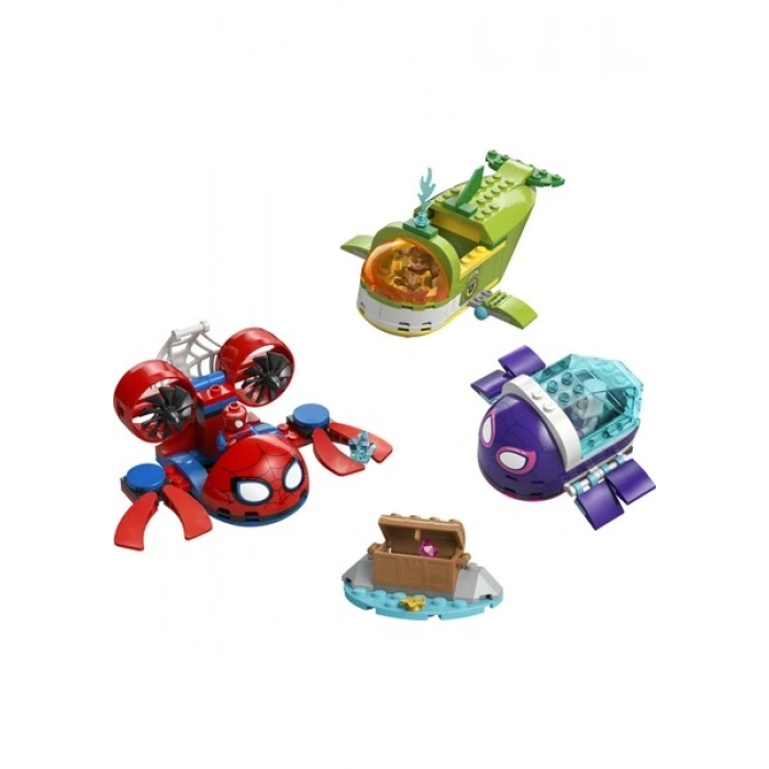 LEGO® ǀ Marvel Spidey Ve İnanılmaz Arkadaşları Spidey: Su Altı Araçları 11207 - 4 Yaş ve Üzeri Çocuklar için Yaratıcı Oyuncak Yapım Seti (154 Parça)