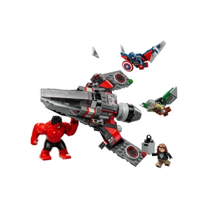 LEGO ® ǀ Marvel Kaptan Amerika ile Red Hulk Savaşı 76292 - 8 Yaş & Üzeri Çocuklar için Yaratıcı Oyuncak Yapım Seti (223 Parça)