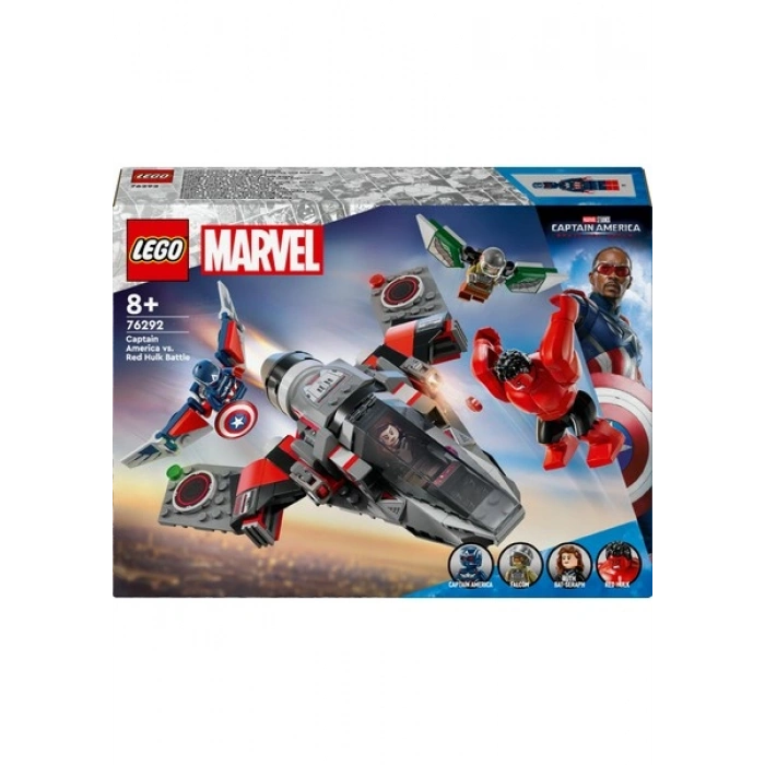 LEGO ® ǀ Marvel Kaptan Amerika ile Red Hulk Savaşı 76292 - 8 Yaş & Üzeri Çocuklar için Yaratıcı Oyuncak Yapım Seti (223 Parça)