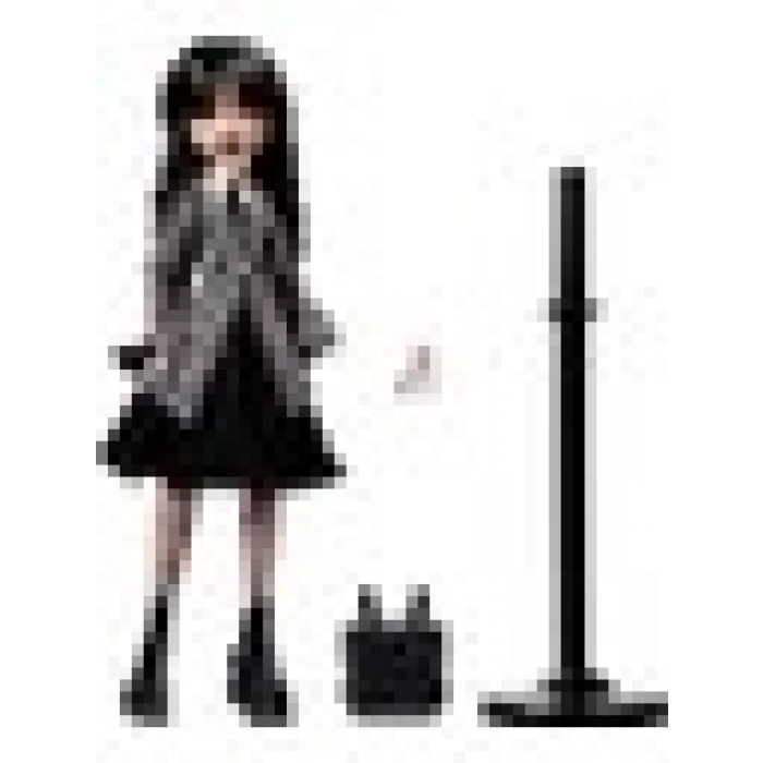 MONSTER HIGH®️Nevermore Akademisi üniforması giyen Wednesday Addams ve el figürü Thing HXJ04