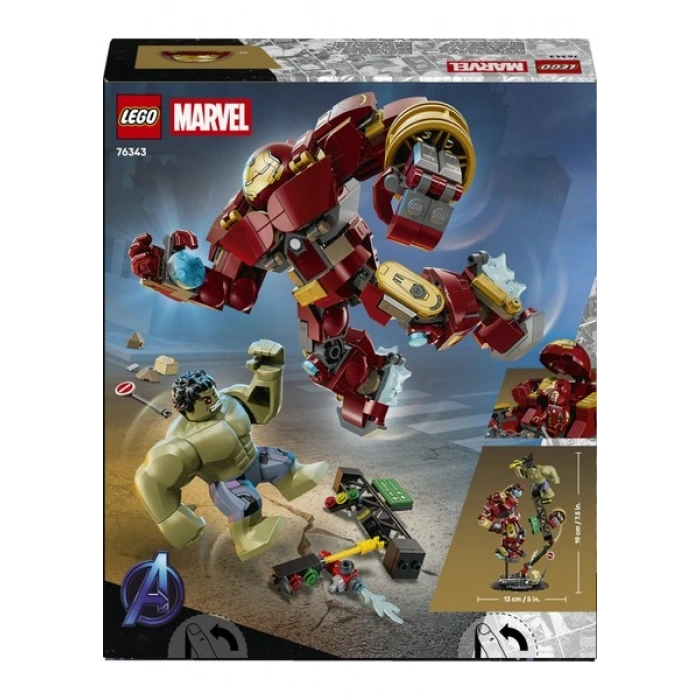 LEGO® ǀ Marvel Efsanevi Savaş: Hulkbuster, Hulk’a Karşı 76343 - 9+ için Minifigür İçeren Yaratıcı Oyuncak Yapım Seti (413 Parça)