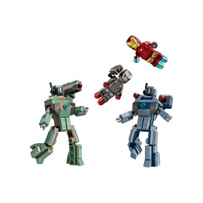 Lego® ǀ Marvel Iron Man ve War Machine, Hammer Insansız Hava Araçlarına Karşı 76320 - 7+ Çocuklar Için Oyuncak Yapım Seti (204P)