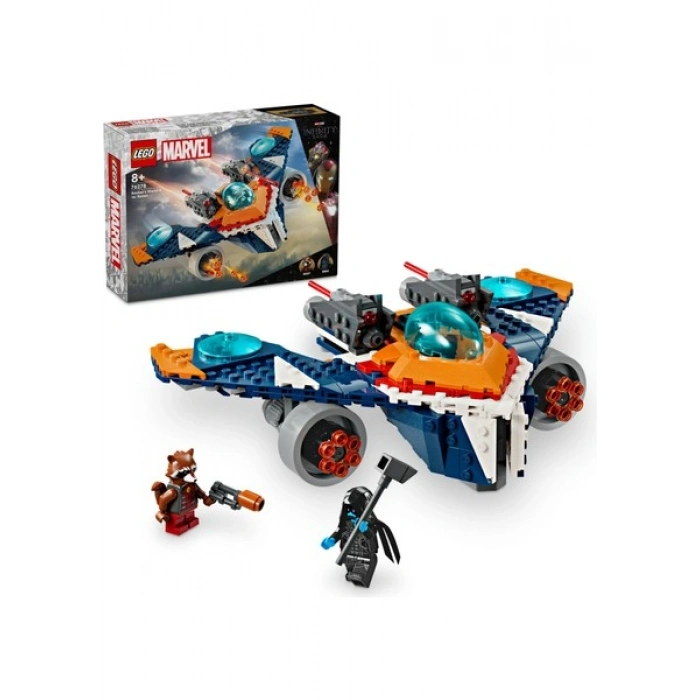 LEGO ® ǀ Marvel Rocketin Warbird Aracı Ronan’a Karşı 76278 - 8 Yaş & Üzeri Çocuklar için Yaratıcı Oyuncak Yapım Seti (290 Parça)