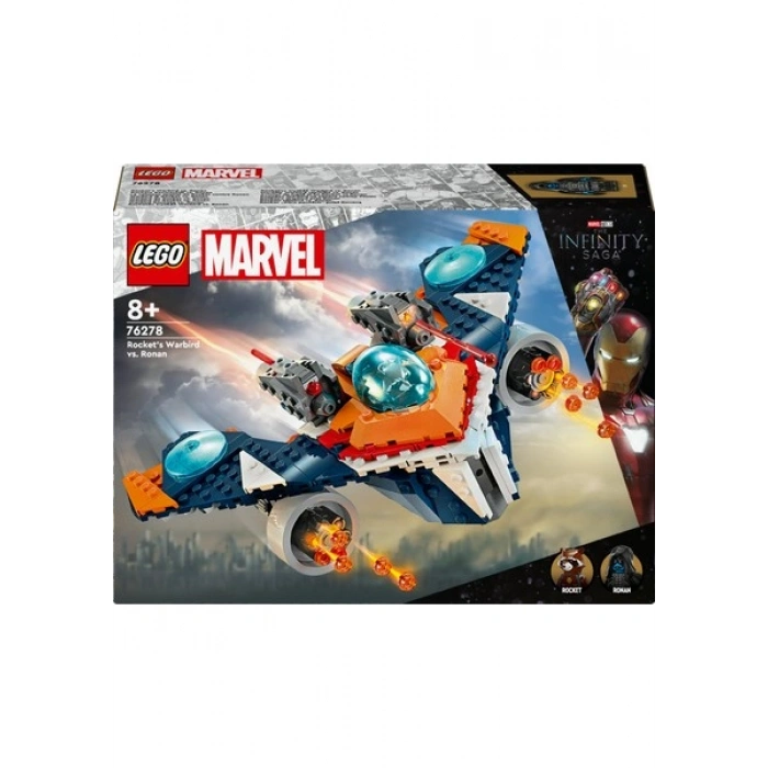 LEGO ® ǀ Marvel Rocketin Warbird Aracı Ronan’a Karşı 76278 - 8 Yaş & Üzeri Çocuklar için Yaratıcı Oyuncak Yapım Seti (290 Parça)