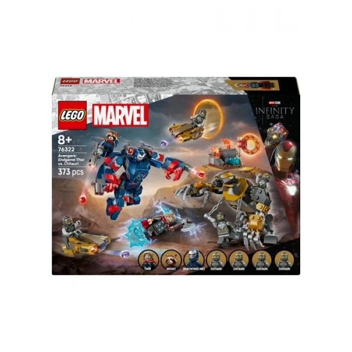 Lego® ǀ Marvel Avengers: Endgame Thor, Chitauriye Karşı 76322 – 8 Yaş & Üzeri Çocuklar Için Yaratıcı Oyuncak Yapım Seti (373P)