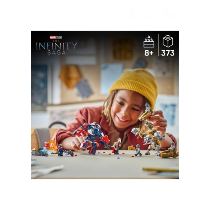 Lego® ǀ Marvel Avengers: Endgame Thor, Chitauriye Karşı 76322 – 8 Yaş & Üzeri Çocuklar Için Yaratıcı Oyuncak Yapım Seti (373P)