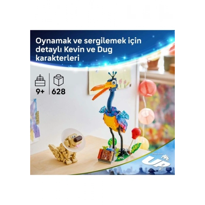 LEGO ® ǀ Disney ve Pixar Kevin ve Dug 43290 - 9 Yaş ve Üzeri Çocuklar Için 2 Figür Içeren Yaratıcı Oyuncak Yapım Seti (628 Parça)