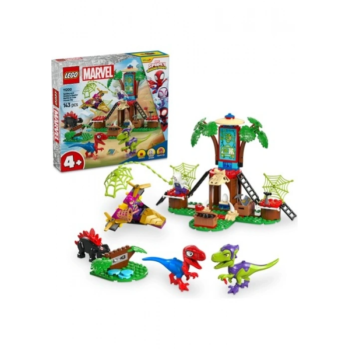 LEGO ® ǀ Marvel Ağaç Ev Karargahında Spidey ve Gobbynin Raptor Savaşı 11200 - 4 Yaş & Üzeri Çocuklar için Oyuncak Yapım Seti (143 P)