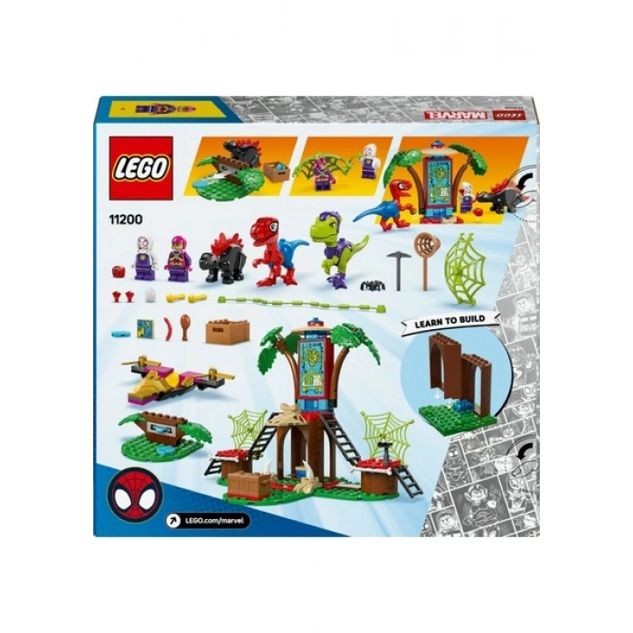 LEGO ® ǀ Marvel Ağaç Ev Karargahında Spidey ve Gobbynin Raptor Savaşı 11200 - 4 Yaş & Üzeri Çocuklar için Oyuncak Yapım Seti (143 P)