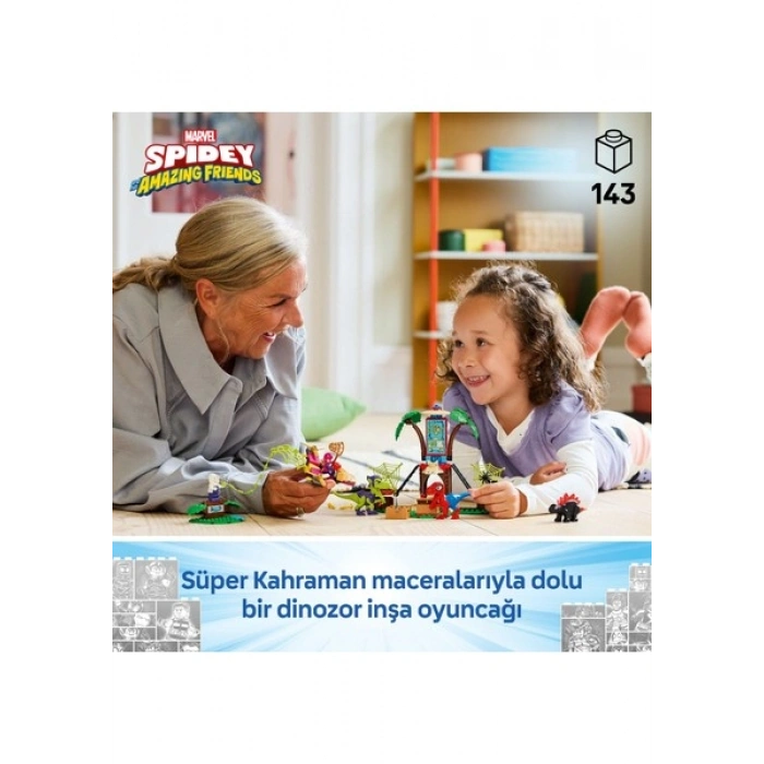 LEGO ® ǀ Marvel Ağaç Ev Karargahında Spidey ve Gobbynin Raptor Savaşı 11200 - 4 Yaş & Üzeri Çocuklar için Oyuncak Yapım Seti (143 P)