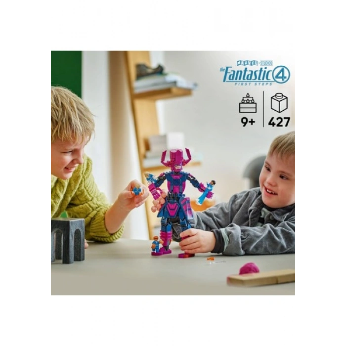 LEGO® ǀ Marvel Fantastik Dörtlü, Galactus Yapım Figürüne Karşı 76316 - 9+ Çocuklar Için Yaratıcı Oyuncak Yapım Seti (427 Parça)