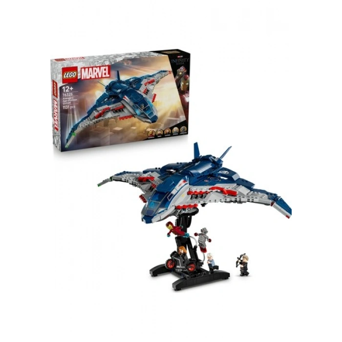 LEGO ® ǀ Marvel Avengers: Ultron Çağı Quinjet 76325 – 12 Yaş & Üzeri Çocuklar Için Yaratıcı Oyuncak Yapım Seti (1131 Parça)