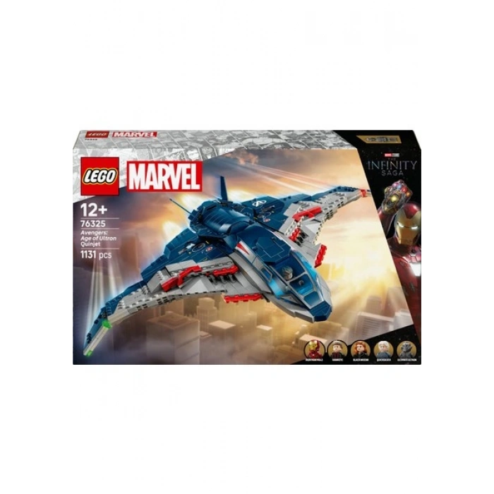 LEGO ® ǀ Marvel Avengers: Ultron Çağı Quinjet 76325 – 12 Yaş & Üzeri Çocuklar Için Yaratıcı Oyuncak Yapım Seti (1131 Parça)