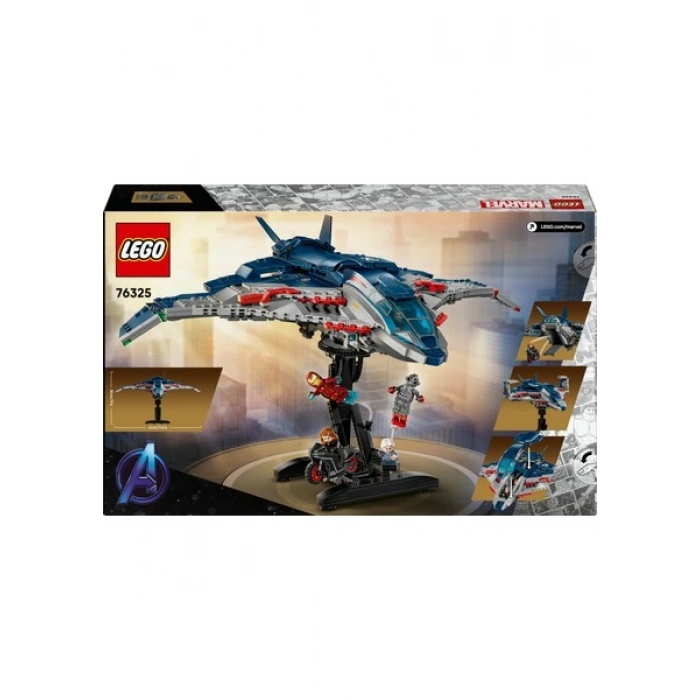 LEGO ® ǀ Marvel Avengers: Ultron Çağı Quinjet 76325 – 12 Yaş & Üzeri Çocuklar Için Yaratıcı Oyuncak Yapım Seti (1131 Parça)