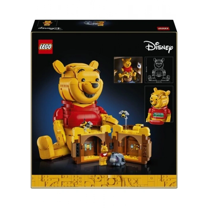 LEGO ® ǀ Disney Ayı Winnie 43300 - Yetişkinler için Bal Küpü ve Minifigür İçeren Yaratıcı Dekoratif Model Yapım Seti (1399 Parça)