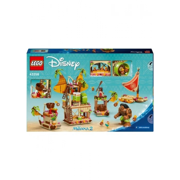 LEGO® ǀ Disney Moana 2 Kakamora Gemisi 43258 - 7+ Çocuklar Için Hazine Sandığı Içeren Yaratıcı Oyuncak Yapım Seti (572 Pr)
