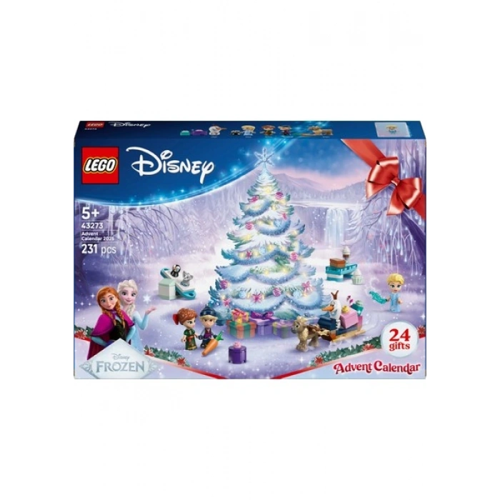 LEGO® ǀ Disney Karlar Ülkesi 2025 Yılbaşı Takvimi 43273 - 5 Yaş ve Üzeri Prenses Seven Çocuklar için Oyuncak Yapım Seti (231 P)