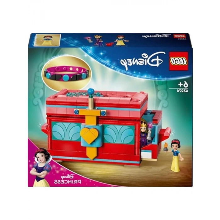 LEGO ǀ Disney Princess Pamuk Prenses’in Takı Kutusu 43276, 6 Yaş ve Üzeri Prenses Seven Çocuklar için Oyuncak Bileklik İçeren Yaratıcı Oyuncak Yapım Seti (358 Parça)