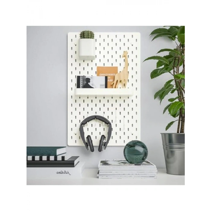 Beyaz Skadis Pegboard, 14 ¼x22 Boyut