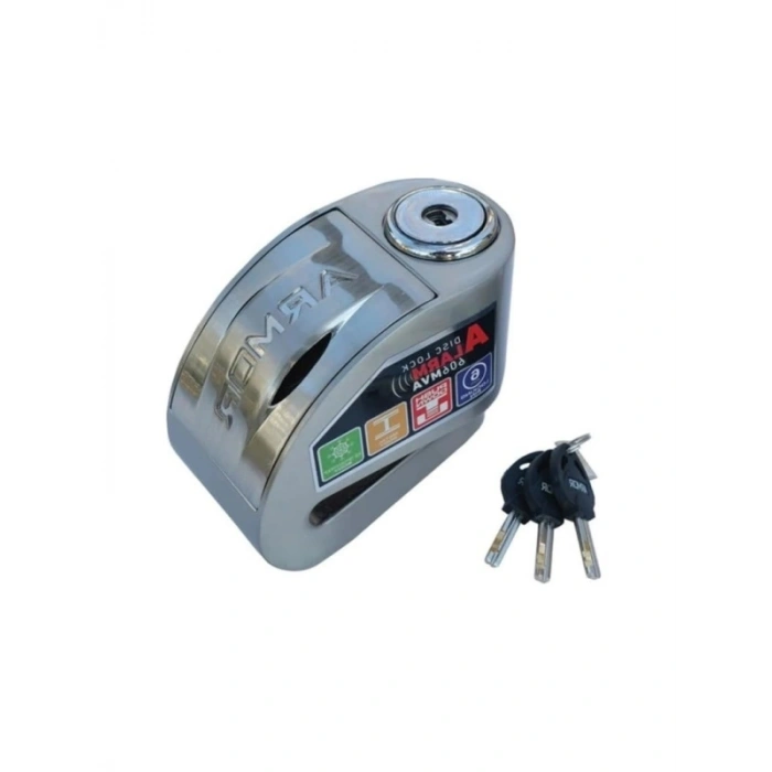 6Mm Gri Alarmlı Disk Kilidi